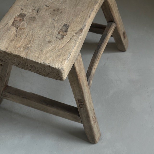 Vintage low stool No 7 — The Corner by Andrea Lennon Vintage low stool No 7 — The Corner by Andrea Lennon